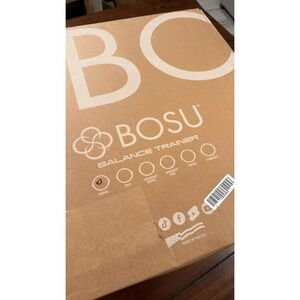 BOSU Balance Trainer 65cm Home Version Light Blue Black Rim 72-10850-2BB NIB